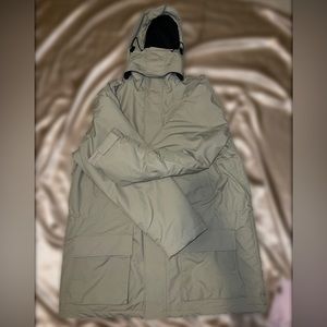 LANDS END Jacket Parka Lining Hooded Men's Jacket